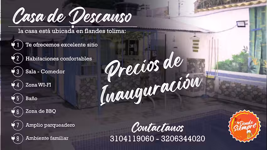 Casa De Descanso &rdquo; DONDE SIEMPRE &ldquo;