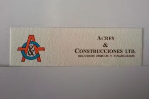 INMOBILIARIA ACRES & CONSTRUCCIONES