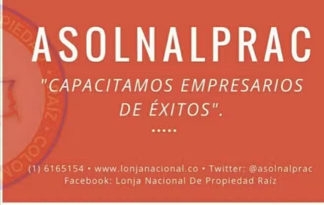 Lonja Nacional de Propiedad Ra&iacute;z y Avaluadores de Colombia