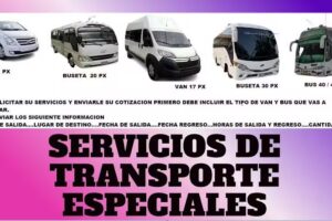 Transporte Especial: Traslados, Tours Tur&iacute;sticos, Viajes, Paseos y Excursiones en Buses, Vans y Vuelos Charter.&iexcl;Alojamiento